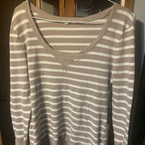 Long Sleeved Crew Neck Sweater